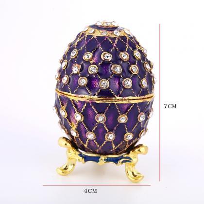 Easter Egg Jewelry Box Enamel Jewelry Box