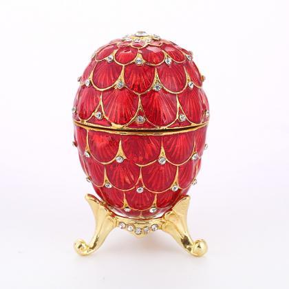 Metal Crafts Painted Electroplated Diamond Easter..