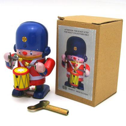 Ms407-3 Tin Drum Robot Adult Collectible Toy..