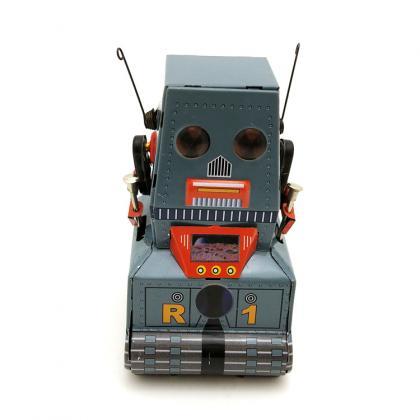 Ms371 Tank Robot Nostalgic Toy Photography Prop..