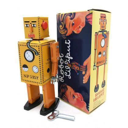 Ms397 Small Steel Tooth Robot Tintoy Adult..