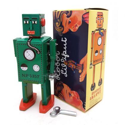 Ms397 Small Steel Tooth Robot Tintoy Adult..
