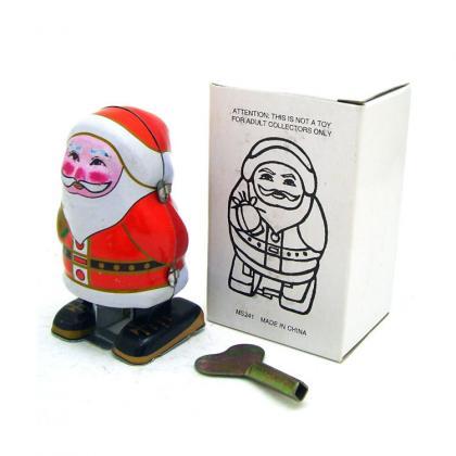 Ms241 Tin Christmas Robot Adult Collectible Toy..
