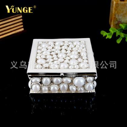 Factory Direct Pearl-encrusted Jewelry Box Ring..