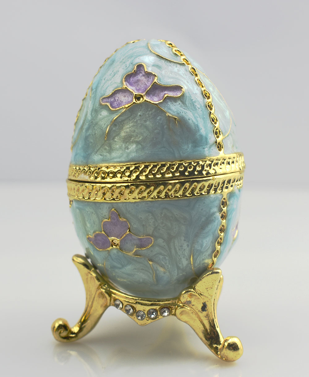 Amazon Diamond Painted Egg Jewelry Box Ring Earring Trinket Storage Creative Gift