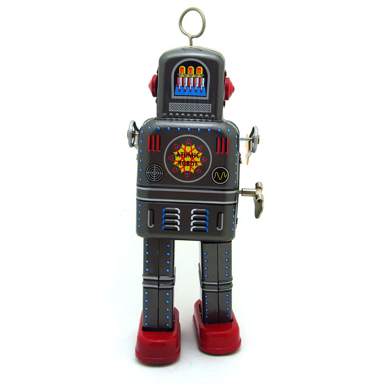 Ms438 Space Robot Showroom Display Decoration Creative Gifts Tintoy Metal Toys Wholesale