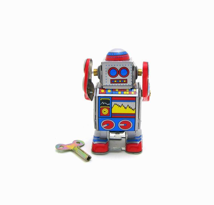 Ms235 Tin Tiny Robot Tintoy Adult Collection Toy Creative Gift