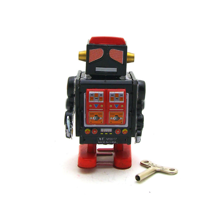 Ms517 Robot Men Retro Toy Photography Props Tin Toy Wholesale