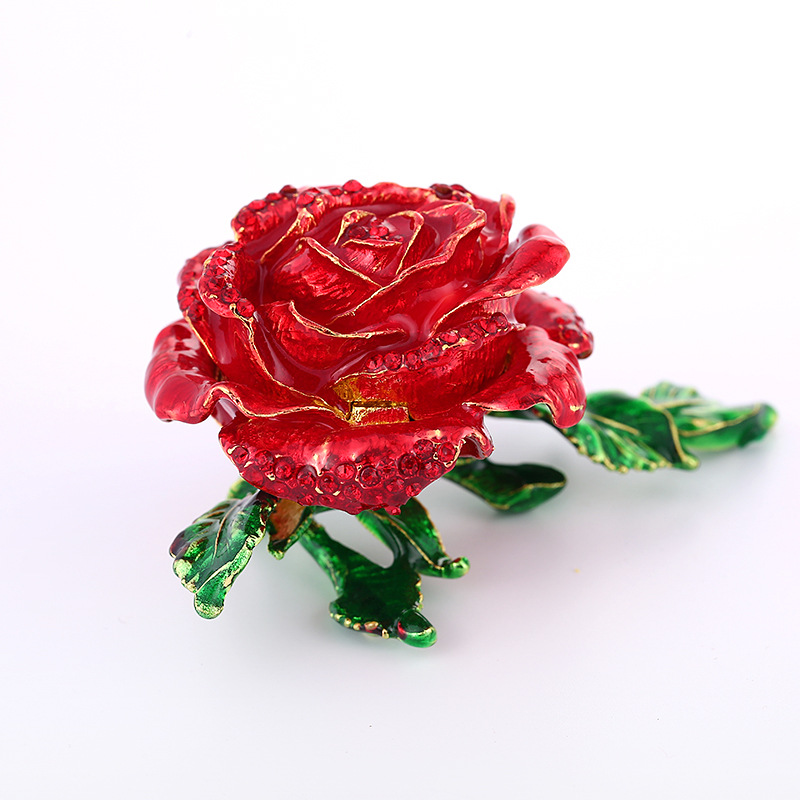 Metal Rose Craft Decoration Home Decoration Drip Oil Metal Crafts Gift Creative Factory Direct